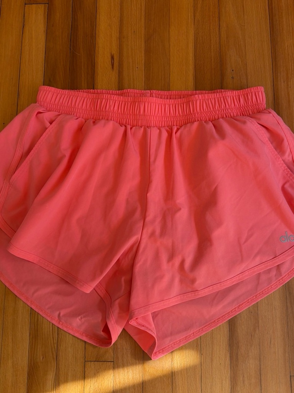ALO Yoga Coral Pink Athletic Shorts - Women's Run & Training